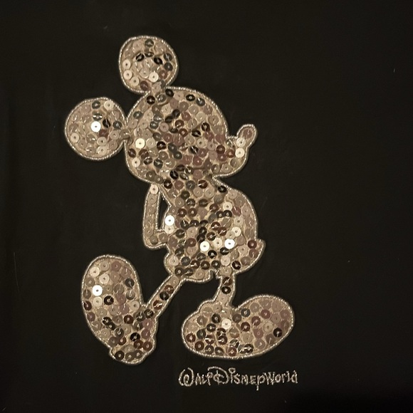 Disney Gold Sequin Mickey Tee - Picture 2 of 4